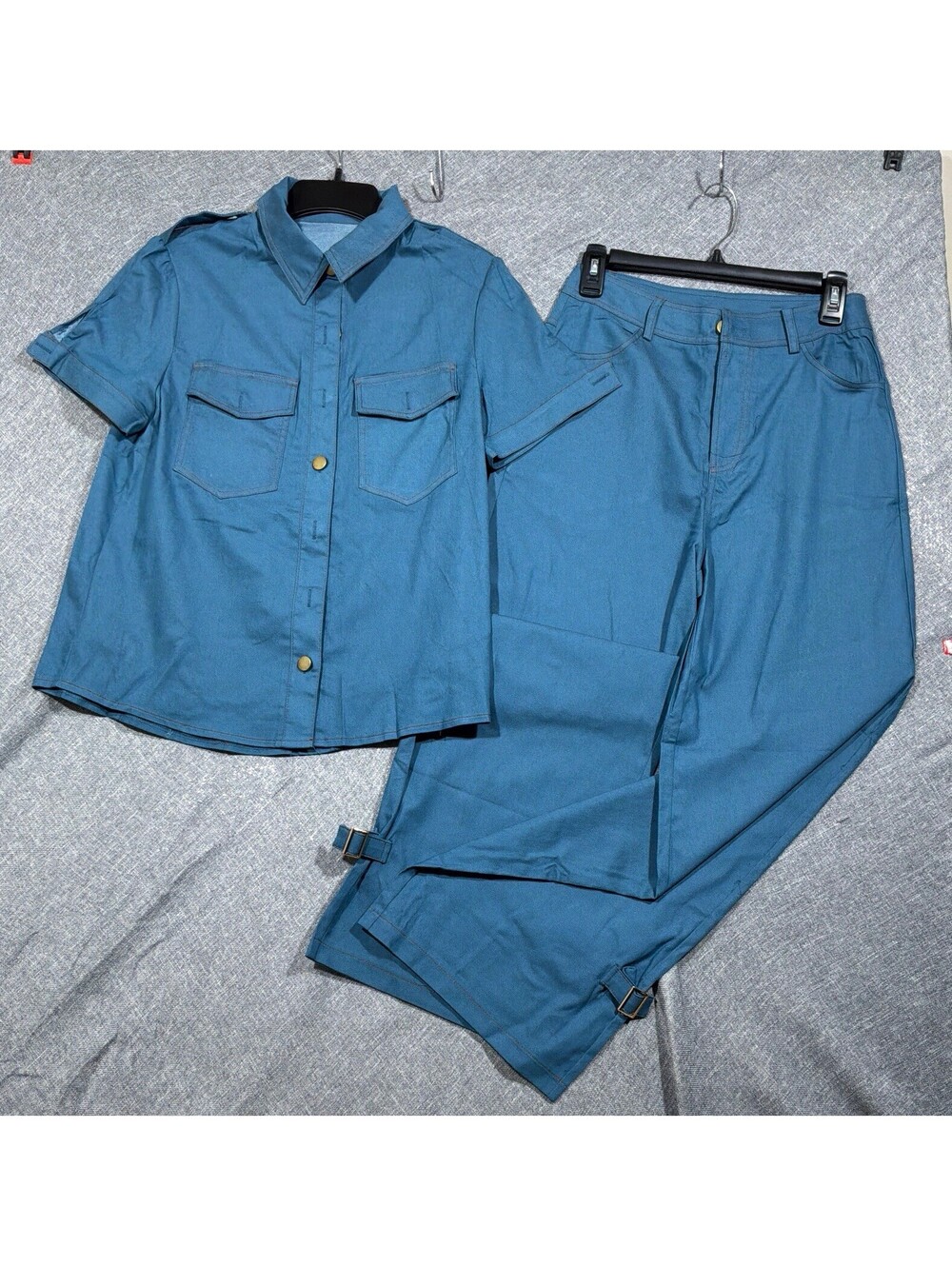 Two Piece Utility Workwear Set Size Small Woman